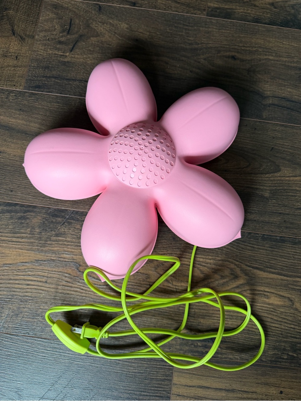 Vintage IKEA Smila Blomma Light Pink Flower Wall Lamp Nightlight